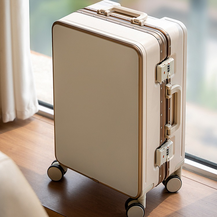 กระเป๋าเดินทางล้อลาก สีขาว ขนา - Spinner Wheel Rolling Suitcase 20 Inch บทวิจารณ์และราคา