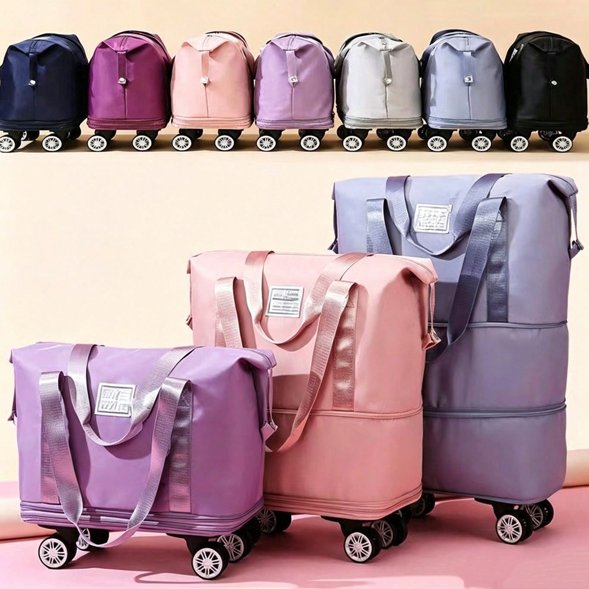 กระเป๋าเดินทางแบบมีล้อขยายได้  - Foldable Rolling Luggage Bag บทวิจารณ์และราคา