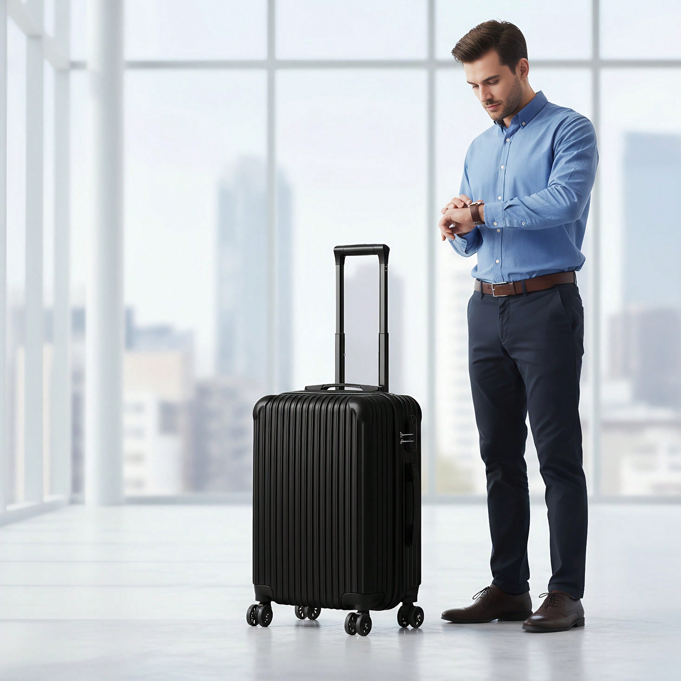 กระเป๋าเดินทางแบบแข็งขนาด 20 น - Spinner Wheel Rolling Suitcase 20 Inch บทวิจารณ์และราคา