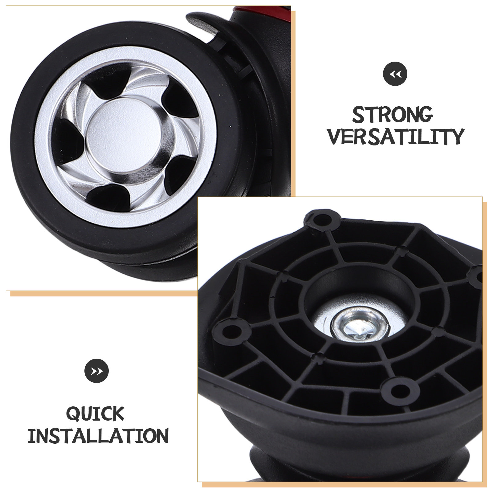ชุดล้อสำหรับเปลี่ยนกระเป๋าเดิน - Silent Replacement Luggage Wheels บทวิจารณ์และราคา