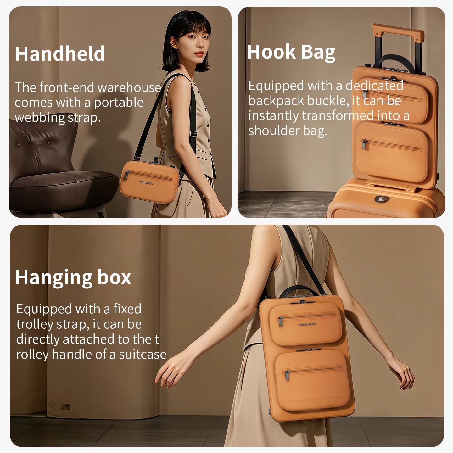 กระเป๋าเดินทางล้อลาก พร้อมช่อง - Spinner Wheel Rolling Suitcase 20 Inch บทวิจารณ์และราคา